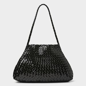 Dragon Diffusion Santa Maria - Black Patent Leather Bag